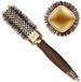 Olivia Garden Keramische Vierkante Borstel 30mm - Bruin/Goud
