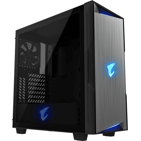 Gigabyte AORUS C300 GLASS - PC Behuizing - Zwart