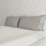 MB HOME ITALY 2 kussenslopen elegant, lichtgrijs, 52 x 82 cm