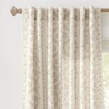 Lush Decor Doreen Delicate Bloemen Raamgordijnpanelen Paar 52" B x 84" L Grijs