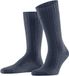 FALKE Stark Temper eenkleurig wol sokken heren blauw - maat 39-42