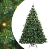 vidaXL Sapin de Noël artificiel avec 300 LED, Standard, Vert, 180 cm, PE et PVC