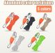 Tente Cordes avec poulie - Corde réfléchissante de 4 mm pour guidage de tente avec tendeur en aluminium pour camping extérieur, randonnée, tentes de auvent (4 pièces) - orange