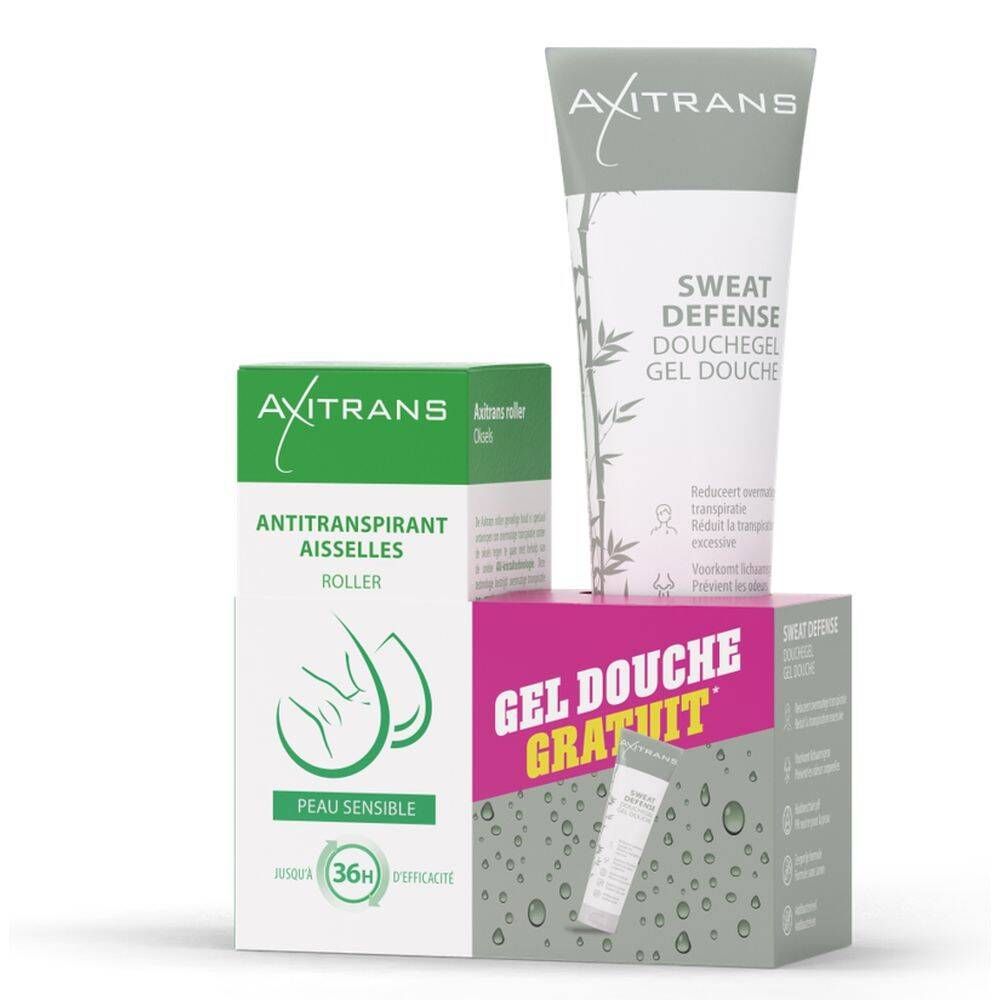 Axitrans Roller Gevoelige Huid + Douchegel 100 ml - Gratis Set