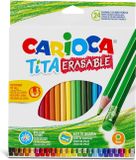 Carioca Tita Kleurpotloden met Gum, 24 stuks
