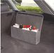 UNITEC 73615 Kofferbakorganizer, Kofferbaktas met klittenbandsluiting, Robuust grijs naaldvilt, Zwart