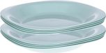 Plasticforte Set de vaisselle - 8 pièces - 21 cm - Vert menthe - Plastique - Incassable