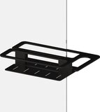 Saqu Aqua doucherek met wandbevestiging mat zwart