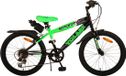 Volare Sportivo Kinderfiets - Jongens - 20 inch - Neon Groen Zwart - 6 versnellingen