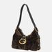 GUESS Camden Mini Sac d'épaule léopard brun foncé