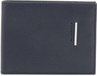 Piquadro Portemonnee PU257MO Blauw Leer