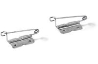 Prym Corsagespeldjes ijzer met plaatje 27 mm zilverkleurig 4 st.