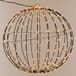 Non-branded Light bulb - Metal with timer - Warm light - 40 cm - Christmas decoration