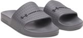 Under Armour UA ARMR SLIDE LITE-GRY Heren Slippers - Titan Grijs - Zwart