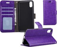 Book Case hoesje voor iPhone X - Paars