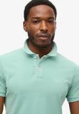 Superdry Heren Polo Shirt Vintage Destroy Groen