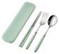 Set de couverts de camping en acier inoxydable 4 pièces