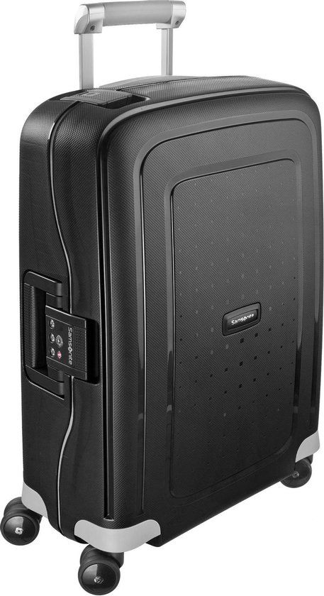 Samsonite S'CURE SPINNER 55/20 Handbagage - Zwart - Hardcase - 34L