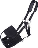 QHP - Graasmasker met Neusgaten - Zwart - Full