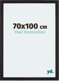Your Decoration - Cadre puzzle 70x100 cm - Grain de bois noir - Cadre puzzle 1500-2000 pièces - Cadre photo MDF - Mura