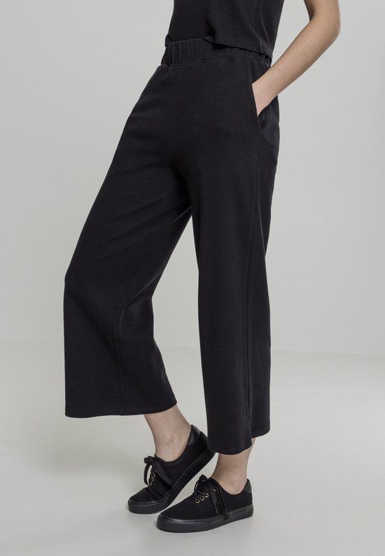 Urban Classics Culotte Dames Stoffen broek - zwart - M
