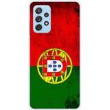 Samsung Galaxy A32 4G Portugese vlag siliconen hoesje