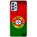 Samsung Galaxy A32 4G Portugese vlag siliconen hoesje