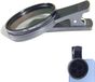 Lentille de téléphone ronde polarisée sans marque 52 mm avec clip