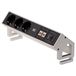 Bachmann DESK2 3x geaard stopcontact 2xCAT6, 1xHDMI, 1xUSB 3.0, toevoerleiding GST18 0,2m, INOX