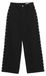 VERO MODA wide leg jeans met studs - zwart