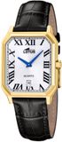 Lotus FESTINA LOTUS SA Datum horloge Square Series Mannen Polshorloge Zwart Leer Zilverkleurig Staal 34.5 mm