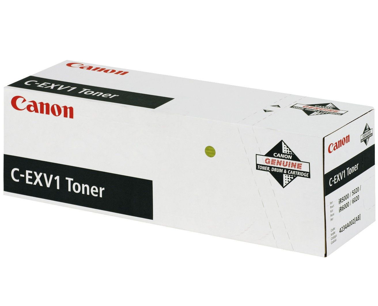 Canon C-EXV1 Toner Cartridge - Black - 33000 Pages - Compatible with IR 4600N, 50X0, 50X0I, 60X0, 60X0I