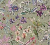A.S. Création Pintwalls III Bloemen en Vlinders Behang | Aquarel - Groen Lila Wit Groen