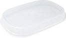 Circ deksel Schaal - menuschaal - reusable - pP - rechthoekig - 239.5x184.5x26.3mm - transparant - 48 stuks