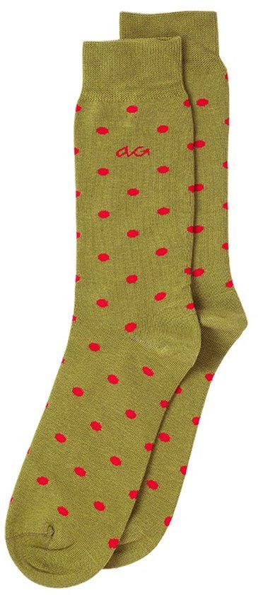 Alfredo Gonzales unisex sokken classic dots groen II