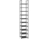 SONGMICS schoenenrek, 10 niveaus, zwart