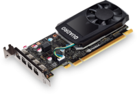 PNY Quadro P620 DVI - Videokaart - Zwart