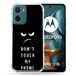 Cokitec Versterkte hoes voor Motorola G05 / E15 Humor Don't Touch