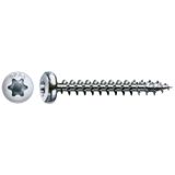 SPAX Universele schroef, 5 x 40 mm, 500 stuks, Voldraad, Bolkop, T-STAR plus T20, 4CUT, WIROX
