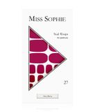 Miss Sophie Verry Berry autocollant pour ongles