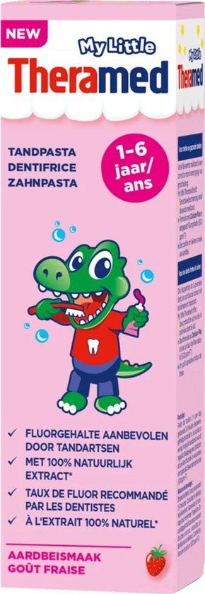 Theramed Junior Tandpasta 1-6 Jaar Aardbei