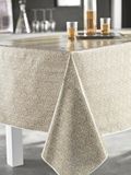 Calitex Saigon tafelkleed PVC taupe 250 x 140 cm
