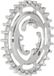 Gates sprocket cdx 28t enviolo nuvinci n330, n360, n380, har.