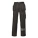 Portwest KS15 Werkbroek Polyester Elastische Band Zeer Kleurvast Kniezakken | Zwart, M, UPF 40+, Lange Pasvorm, 5 Zakken, Driedubbel Gestikte Naden, Hamerlus, Rekbaar, Ritssluiting, Lichtgewicht
