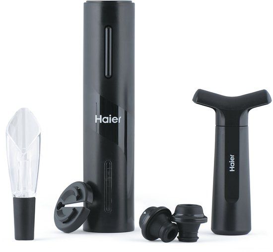Haier HAWUKIT06 Elektrische wijnopener Zwart