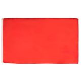 AZ FLAG Effen rood 150x90 cm Licht Polyester 2 Ringen