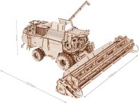 Eco-Wood-Art Grain Harvesting Combine GH800 – 3D Houten Puzzel – 864 Onderdelen