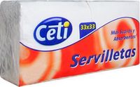 Ceti Papieren servet Wit (33 x 33 cm)