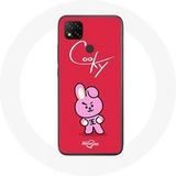 Maniacase Etui voor Xiaomi Redmi 9C BTS Bangtan Boys BT21 Cooky Rode Achtergrond