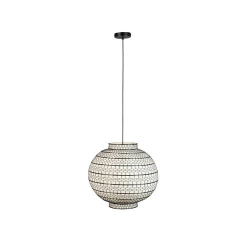 Dutchbone hanglamp Ming wit ijzer 8718548059795